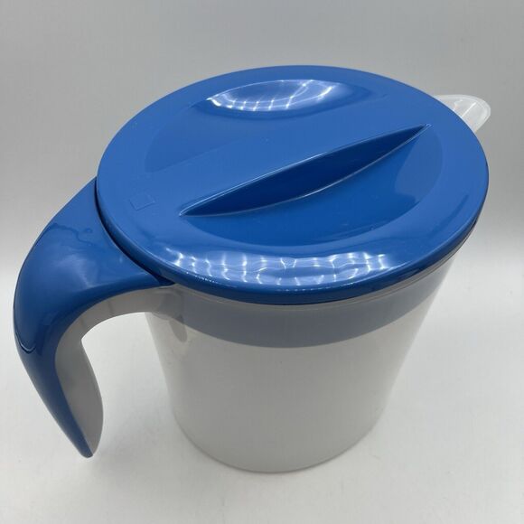 Mr Coffee Iced Tea Maker TM70 Pitcher ONLY Blue Replacement Part 3 QUART - Picture 4 of 5